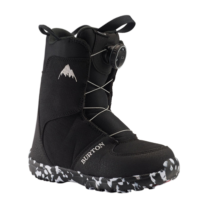 BURTON GROM BOA KID BLK 12K