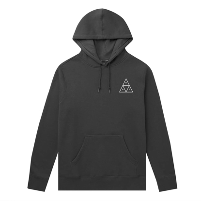 HUF ESSENTIALS TT P/O HOODIE BLK L