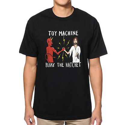 TOY MACHINE THE HATCHET S/S BLK M