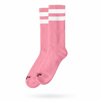 AMERICAN SOCKS BUBBLEGUM MID HIGH LT PINK/WHT/WHT/WHT UNI