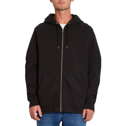 VOLCOM FA FREELEVEN ZIP HOODIE BLACK XS