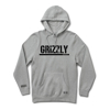 GRIZZLY GRIPTAPE OG STAMP HOODIE HEATHER/BLACK M