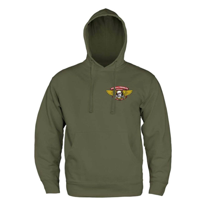 POWELL WINGED RIPPER MID WEIGHT HOOD ARMY M