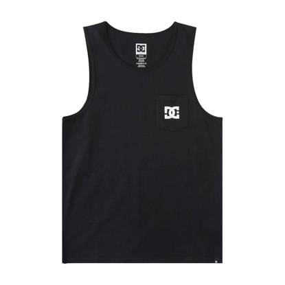 DC DC STAR POCKET TANK TOP BLACK M