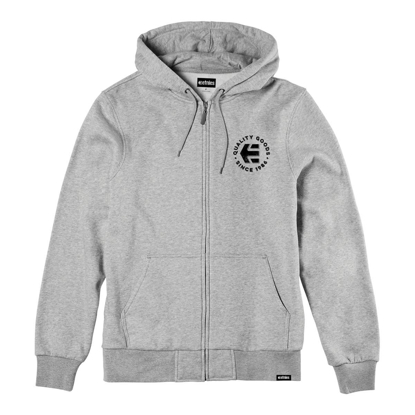 ETNIES SINCE 1986 ZIP HOODIE GREY/HEATHER M