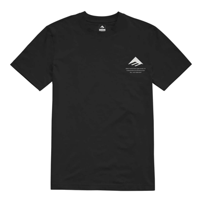 EMERICA LOGO LOCKUP T-SHIRT BLACK M