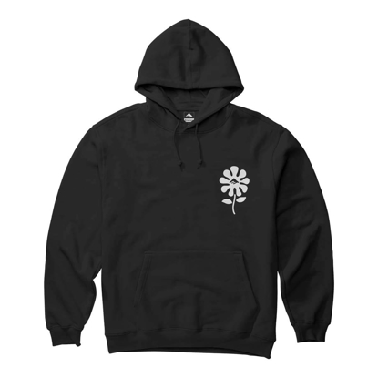 EMERICA SUNFLOWER PULLOVER HOODIE BLACK M