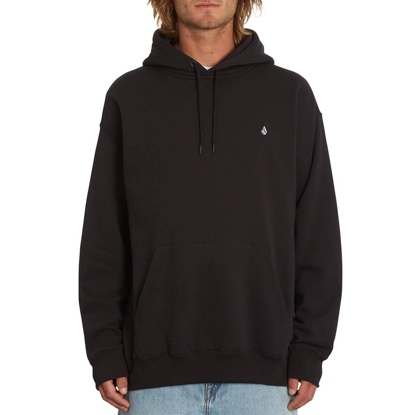 VOLCOM SINGLE STONE PULLOVER HOODIE BLACK M