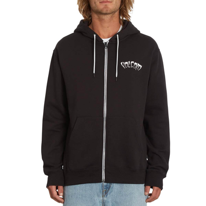 VOLCOM EXTENDS ZIP HOODIE BLACK XL