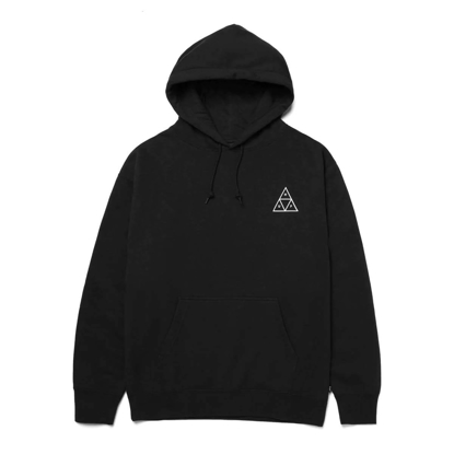 HUF ESSENTIALS TRIPLE TRIANGLE PULLOVER HOODIE BLACK XL