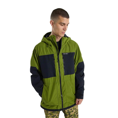 BURTON FROSTNER JACKET CALLA GREEN/TRUE BLACK M