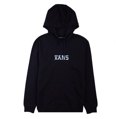 VANS CROSSBONES PULLOVER HOODIE BLACK M