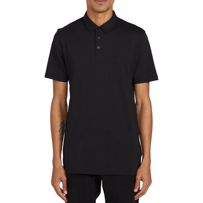 VOLCOM WOWZER POLO SS BLACK L