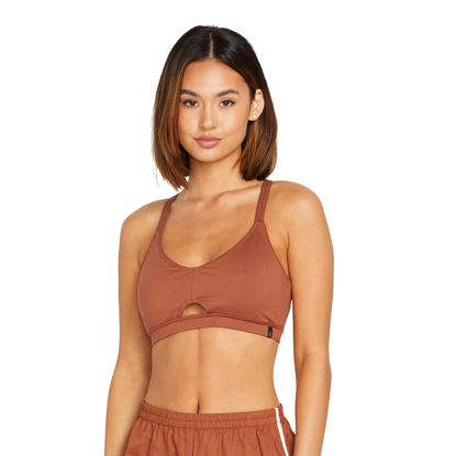 VOLCOM COCO HO BRALETTE DARK CLAY M