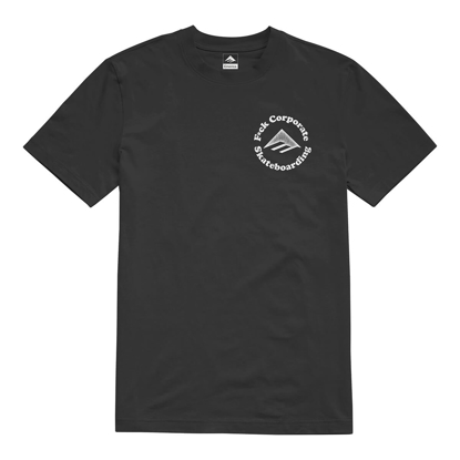 EMERICA EFF CORPORATE 2 T-SHIRT BLACK M