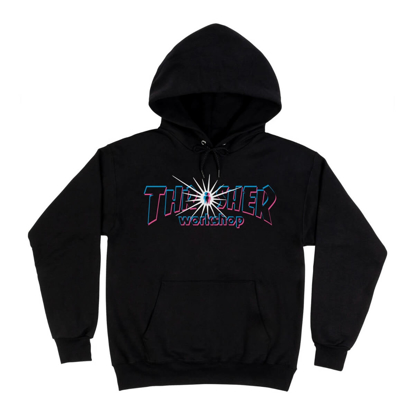 THRASHER MAGAZINE X ALIEN WORKSHOP NOVA HOOD BLACK L