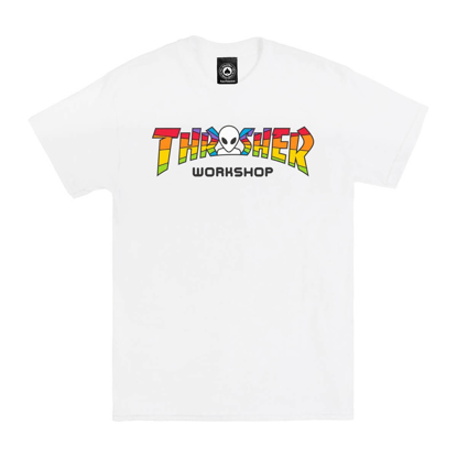 THRASHER MAGAZINE X ALIEN WORKSHOP SPECTRUM T-SHIRT WHITE M