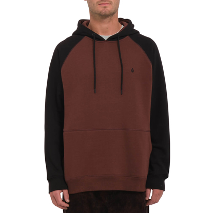 VOLCOM HOMAK PULLOVER HOODIE BITTER CHOCOLATE L