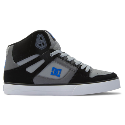 DC PURE HIGH-TOP WC BLACK/GREY/BLUE 45