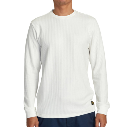 RVCA DAY SHIFT THERMAL LS OFF WHITE M