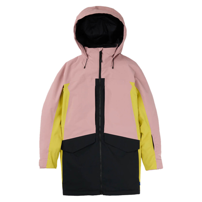 BURTON W PROWESS 2.0 2L JACKET POWDER BLUSH/SULFUR/TRUE BLACK M