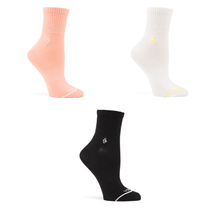 VOLCOM THE NEW CREW 3 PACK SOCKS MULTI UNI