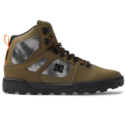 DC PURE HIGH-TOP WR BOOT OLIVE/BLACK 47