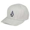 VOLCOM FULL STONE HTHR FLEXFIT HAT GREY VINTAGE S/M