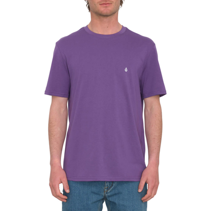 VOLCOM STONE BLANKS BASIC T-SHIRT DEEP PURPLE M