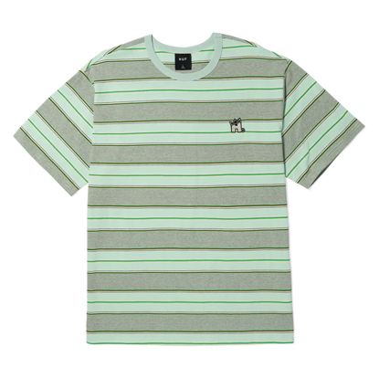 HUF VERNON S/S RELAXED KNIT SMOKE MINT L