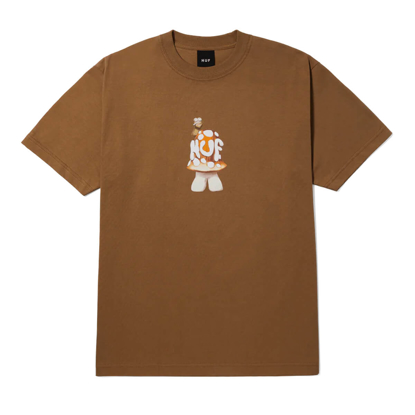 HUF SHROOMERY S/S T-SHIRT CAMEL M