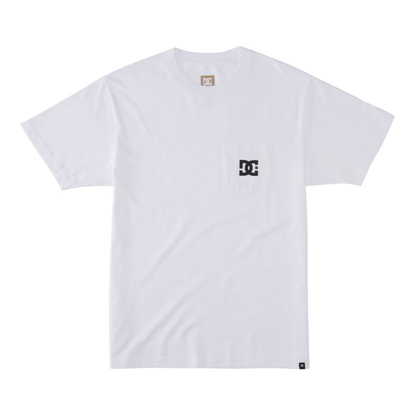 DC DC STAR POCKET T-SHIRT WHITE S