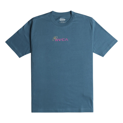 RVCA ATOMIC JAM T-SHIRT COOL BLUE S