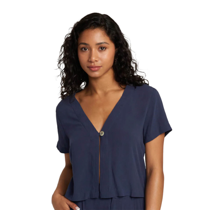 RVCA VISTA TOP MOODY BLUE S