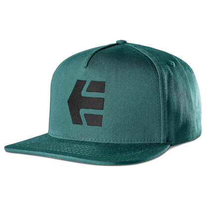 ETNIES ICON SNAPBACK TEAL UNI