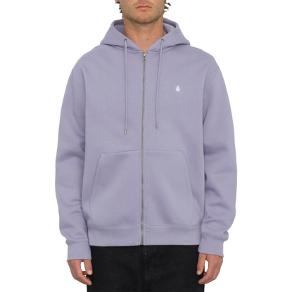 VOLCOM SINGLE STONE ZIP HOODIE VIOLET DUST M