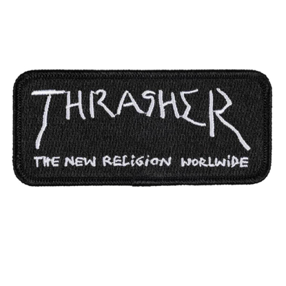THRASHER MAGAZINE NEW RELIGION PATCH UNI