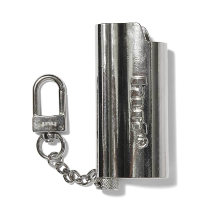 HUF BURNER LIGHTER SLEEVE KEYCHAIN SILVER UNI