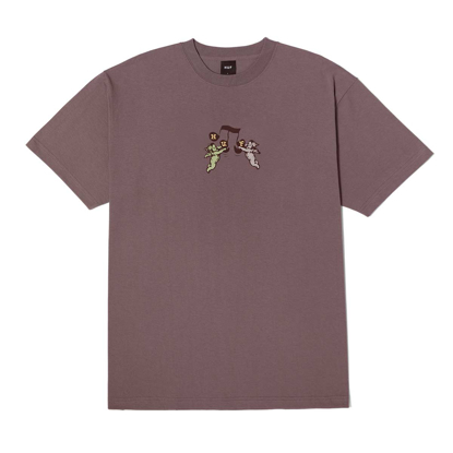 HUF SONG T-SHIRT LIGHT PLUM XL