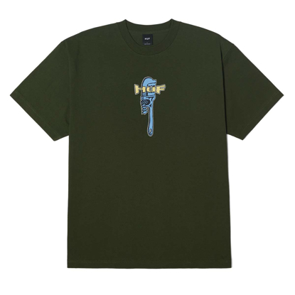 HUF VISE T-SHIRT HUNTER GREEN XL