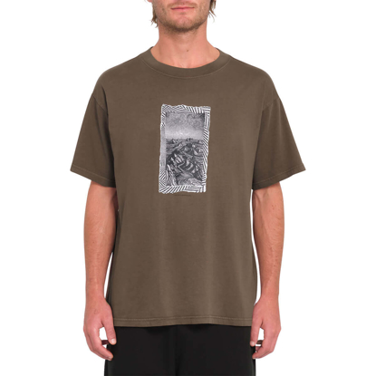 VOLCOM TT B IGUCHI VALLEY T-SHIRT DARK EARTH XL