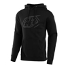 TROY LEE DESIGNS CROPPED BADGE PULLOVER HOODIE BLACK / REFLECTIVE XL