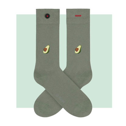 ADAM GREEN AVOCADO SOCKS ASSORTED 36-40