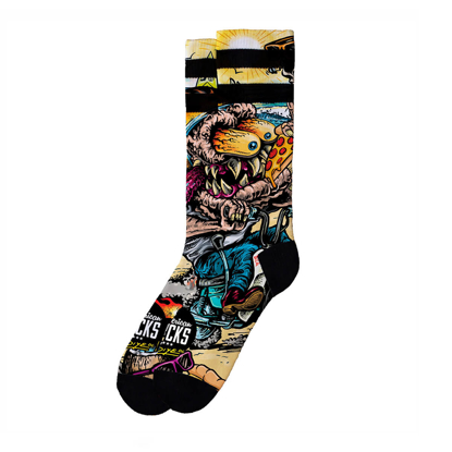 AMERICAN SOCKS BIKE MONSTER MID HIGH MULTI L/XL