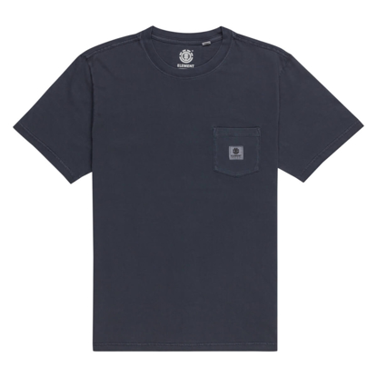 ELEMENT BASIC POCKET PIGMENT T-SHIRT BLUE NIGHTS S