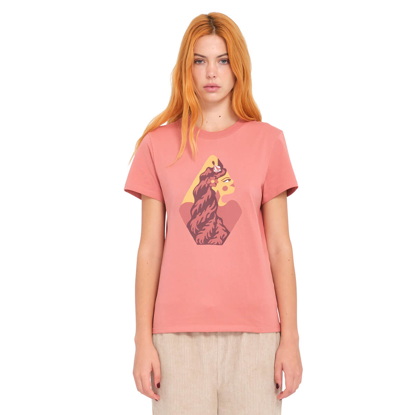 VOLCOM RADICAL DAZE T-SHIRT MAUVE ROSE M