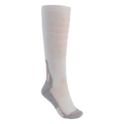 BURTON WOMEN'S PERFORMANCE MIDWEIGHT SOCK STOUT WHITE M/L