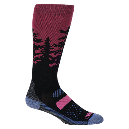 BURTON WOMEN'S PERFORMANCE MIDWEIGHT SOCK SUNRISE S/M