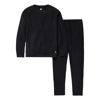 BURTON KIDS' HEAVYWEIGHT FLEECE SET TRUE BLACK L