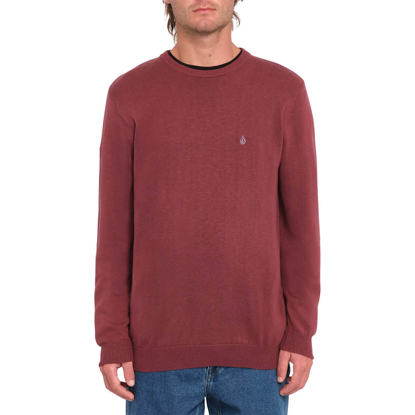 VOLCOM UPERSTAND SWEATER MERLOT S